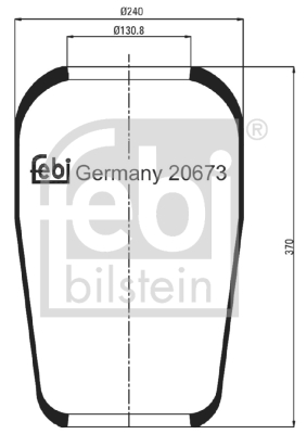 Пневморесори FB 20673 для DAF SB SB 120